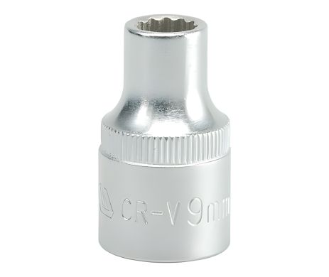Торцева головка коротка 12-гранна 1/2" 9 мм Yato YT-1271