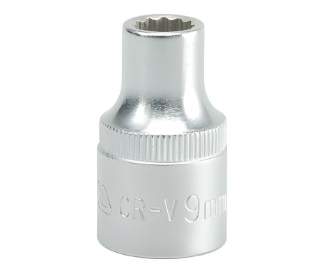 Торцева головка коротка 12-гранна 1/2" 9 мм Yato YT-1271