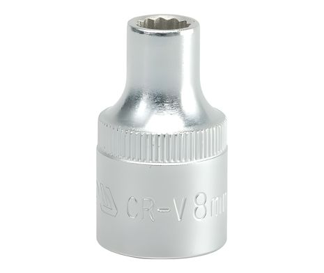 Торцева коротка головка 12-гранна 1/2" 8 мм Yato YT-1270