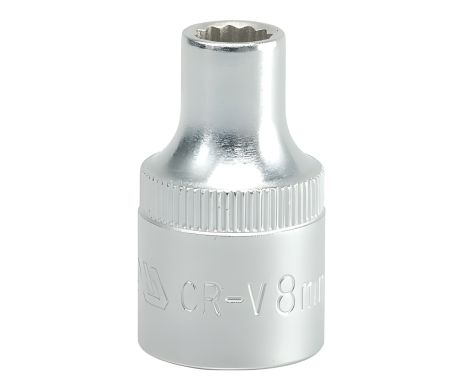 Торцевая головка 12-гранная 1/2" 8 мм, Yato YT-1270