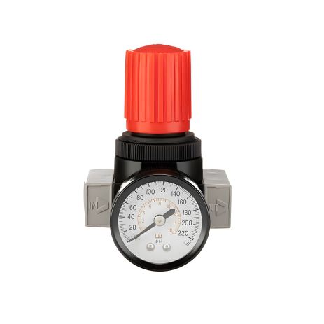 Регулятор давления 1/4", профессиональный, до 16 бар, до 1600 л/мин, STORM INTERTOOL PT-1429