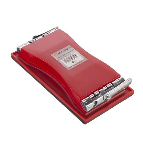 Шлифовальный брусок 100×210 мм, металлический зажим INTERTOOL HT-0002 Шлифовальный брусок 100×210 мм, металлический зажим INTERTOOL HT-0002