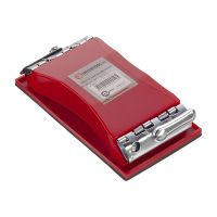 Шлифовальный брусок с металлическим зажимом INTERTOOL HT-0001, 85×165 мм