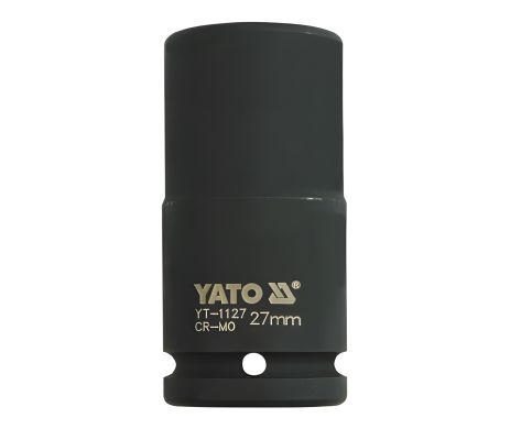 Головка торцева ударна шестигранна подовжена 3/4" 27 мм Yato YT-1127 для важких умов роботи