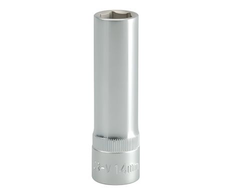 Торцева головка шестигранна подовжена 1/2" 14 мм, Yato YT-1227