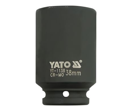 Ударная шестигранная торцевая головка 3/4" 38 мм Yato YT-1138 Ударная шестигранная торцевая головка 3/4" 38 мм Yato YT-1138