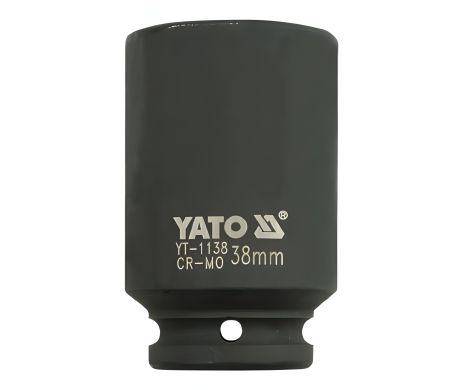 Торцева ударна головка подовжена 3/4" 38 мм Yato YT-1138