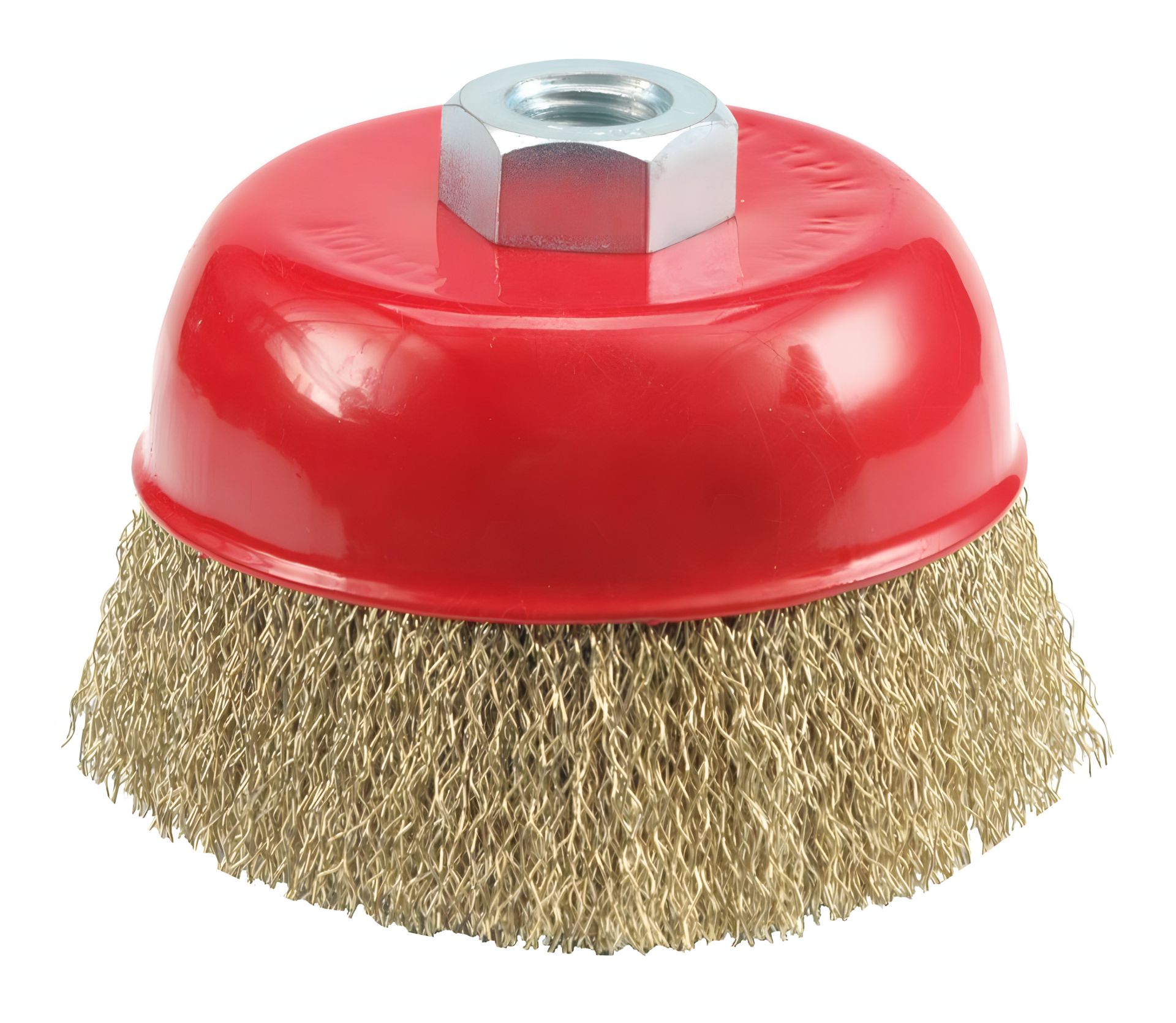 Щітка-крацювання "Чашка" з гайкою М14-75 мм Vorel 06970 Щітка-крацювання "Чашка" з гайкою М14-75 мм Vorel 06970