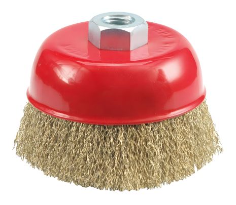 Щетка-крацовка "ЧАШКА"с гайкой М14-100 мм Vorel 06971 Щетка-крацовка "ЧАШКА"с гайкой М14-100 мм Vorel 06971