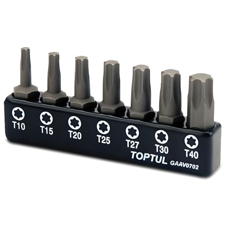 Набор бит 1/4" (TORX T10-T40) от TOPTUL GAAV0702