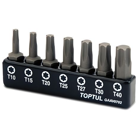Набор бит 1/4" (TORX T10-T40) от TOPTUL GAAV0702