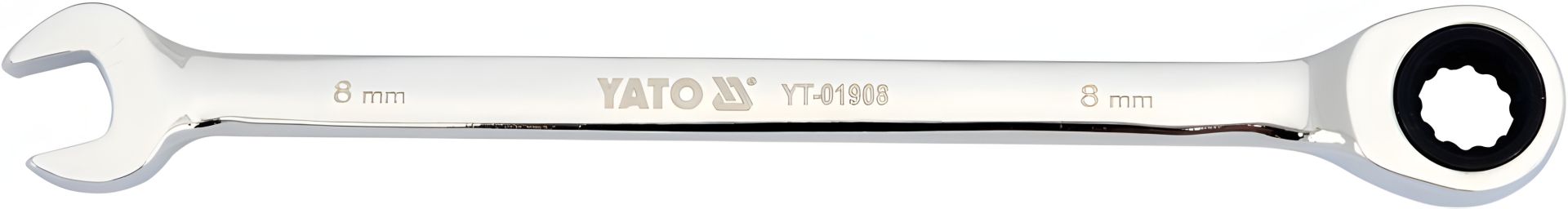 Комбинированный ключ-трещотка 8мм Yato YT-01908 Комбинированный ключ-трещотка 8мм Yato YT-01908