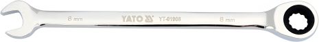 Комбінований ключ з тріскачкою 8мм Yato YT-01908
