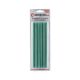 Комплект клейових стрижнів зелених, 11,2×200 мм, 12 шт. INTERTOOL RT-1057