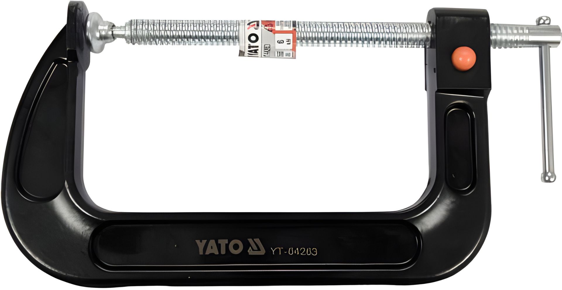 Струбцина с винтовым фиксатором, тип "С", быстрый зажим 85х150 мм Yato YT-64263 Струбцина с винтовым фиксатором, тип "С", быстрый зажим 85х150 мм Yato YT-64263