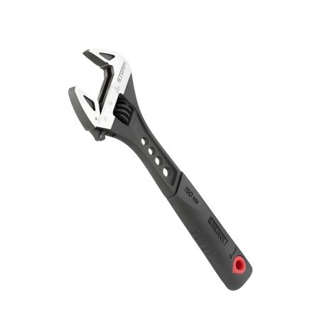 Розвідний ключ 150 мм, кований, рукоятка TPR, HRC 40-50, Cr-V, STORM INTERTOOL XT-0070 Розвідний ключ 150 мм, кований, рукоятка TPR, HRC 40-50, Cr-V, STORM INTERTOOL XT-0070