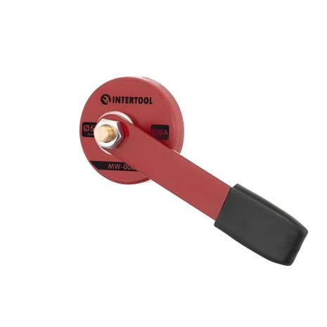Магнитный контакт с рукояткой INTERTOOL MW-0009 (Ø 50 мм, 300 А)