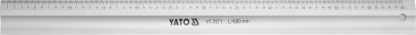 Линейка металлическая 600 мм Yato YT-7071