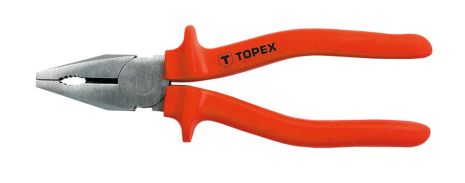 Плоскогубцы 180 мм комбинированные 1000 В, с сертификатом, углеродистая сталь, однокомпонентные рукоятки Topex 32D511 Плоскогубцы 180 мм комбинированные 1000 В, с сертификатом, углеродистая сталь, однокомпонентные рукоятки Topex 32D511