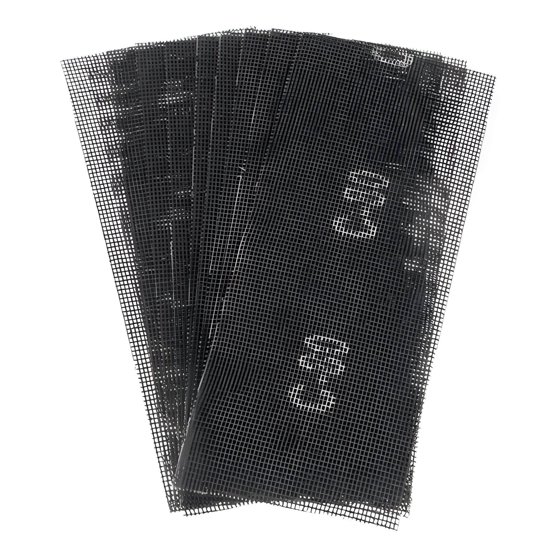 Абразивная сетка, 105×280 мм, зерно K80, 10 шт. INTERTOOL KT-6008 Абразивная сетка, 105×280 мм, зерно K80, 10 шт. INTERTOOL KT-6008