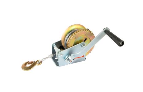 Барабанна лебідка MASTERTOOL 454 кг трос 10 м, 86-8145