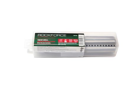 Металеве свердло 10мм HSS(5шт) у футлярі ROCKFORCE FORSAGE RF-DSP100