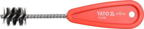 Проволочная щетка для внутренней очистки труб 22 мм Yato YT-63703