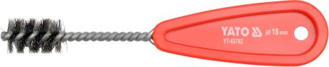 Дротова щітка для очищення труб 18 мм Yato YT-63702