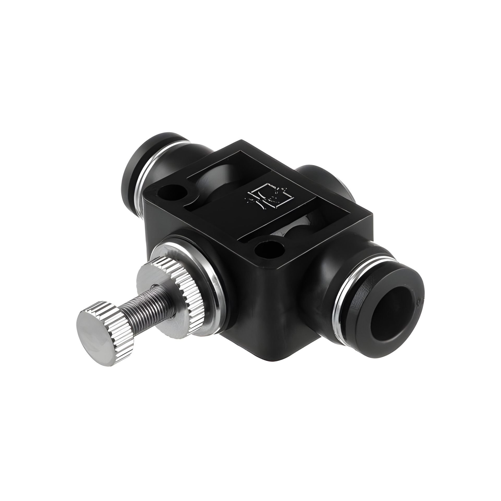 Прямое цанговое соединение с регулятором для шлангов 8×8 мм INTERTOOL PT-2397 Прямое цанговое соединение с регулятором для шлангов 8×8 мм INTERTOOL PT-2397