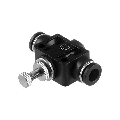 Пряме цангове з'єднання з регулятором для поліуретанових та інших шлангів 8×8 мм INTERTOOL PT-2397