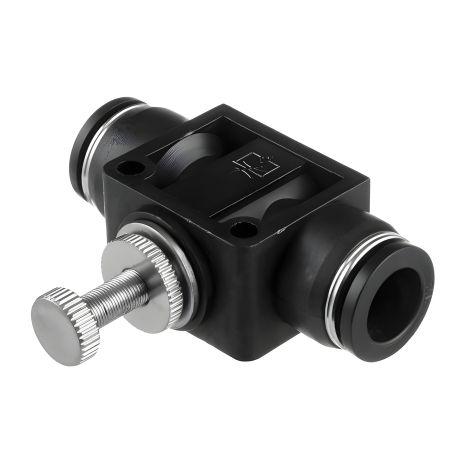 Прямое цанговое соединение с регулятором для шлангов 12×12 мм INTERTOOL PT-2399