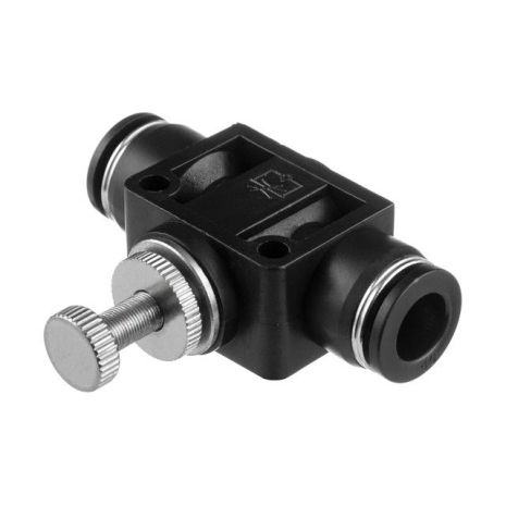 Цанговое соединение прямое с регулятором для шлангов 10×10 мм INTERTOOL PT-2398