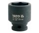 Ударна торцева головка шестигранна 1/2" 30 мм Yato YT-1020