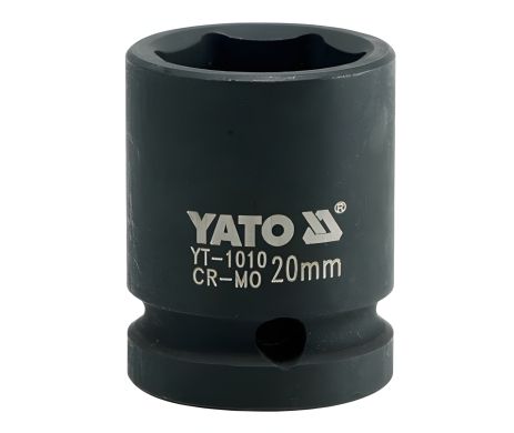 Шестигранная ударная головка торцевая 1/2" 20 мм Yato YT-1010