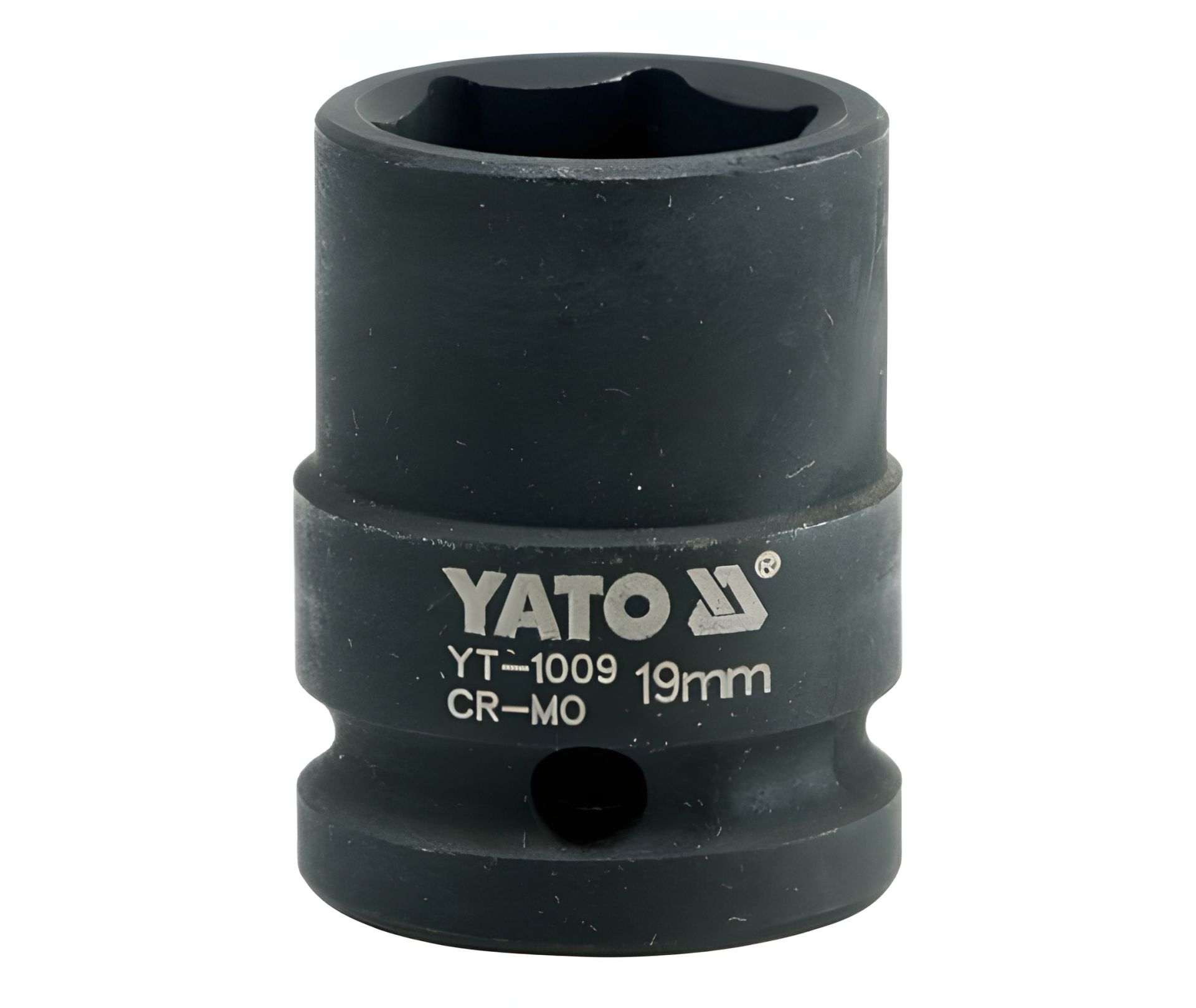 Головка торцевая ударная шестигранная 1/2" 19 мм Yato YT-1009 Головка торцевая ударная шестигранная 1/2" 19 мм Yato YT-1009