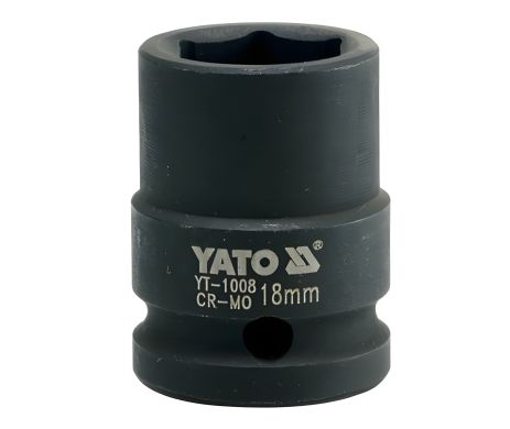 Шестигранная ударная торцевая головка 1/2" 18 мм Yato YT-1008
