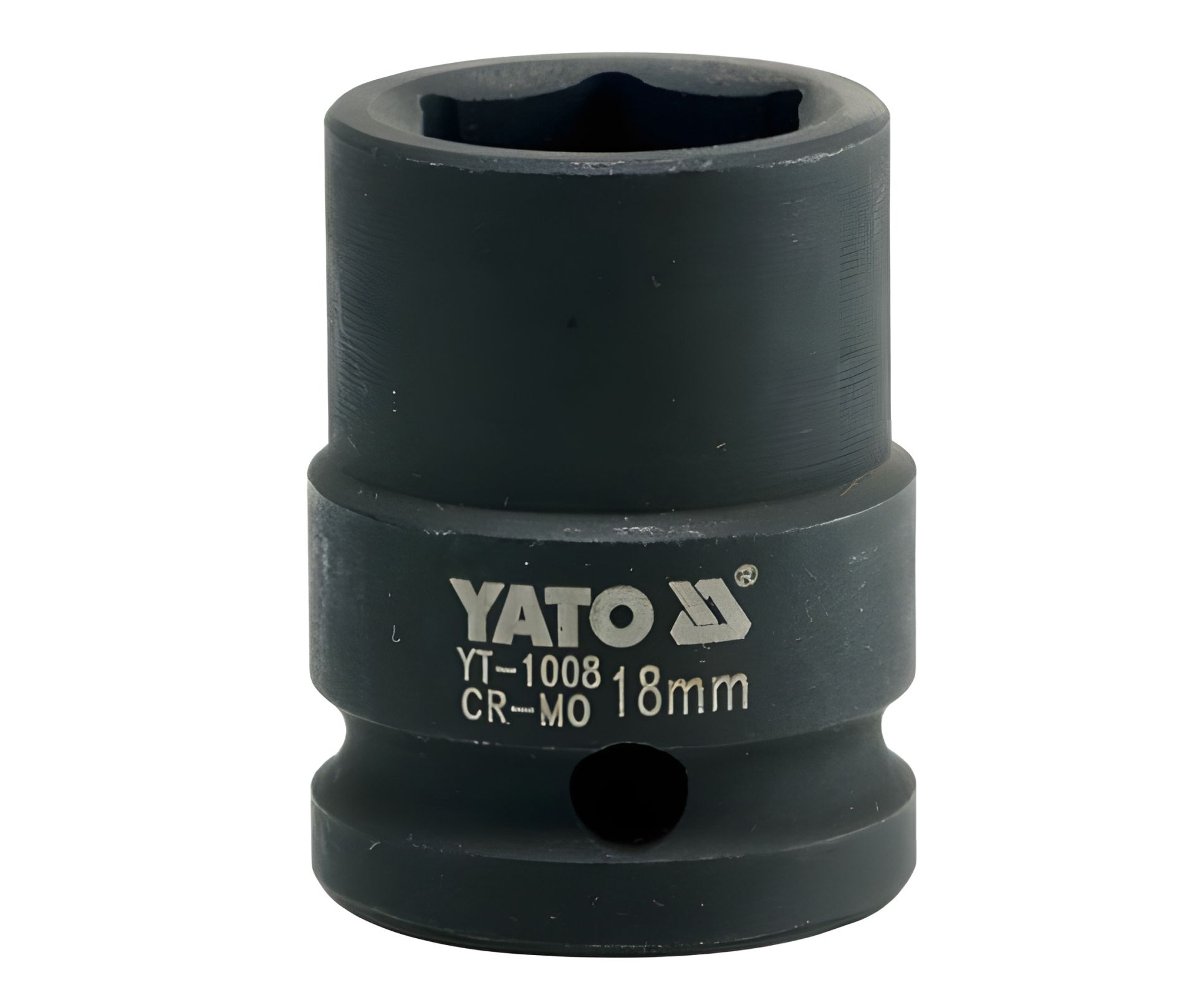 Шестигранная ударная торцевая головка 1/2" 18 мм Yato YT-1008 Шестигранная ударная торцевая головка 1/2" 18 мм Yato YT-1008