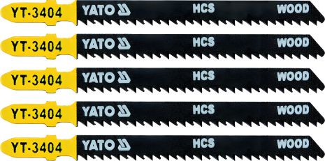 Набір пилок для лобзика 10TPI Yato YT-3404