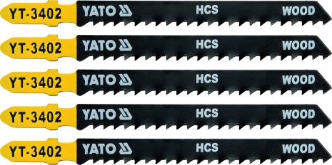 Пилок набір для електролобзика 8TPI Yato YT-3402 Пилок набір для електролобзика 8TPI Yato YT-3402