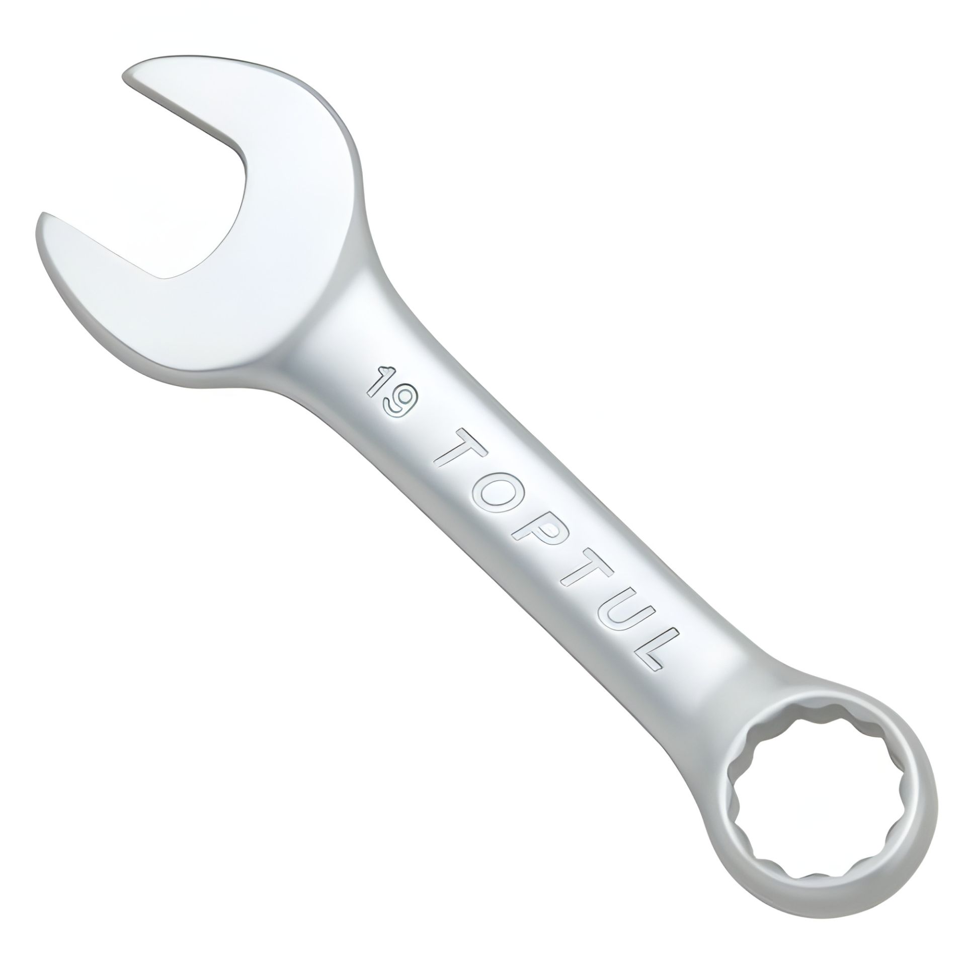 Укороченный комбинированный ключ 7 мм (полированный) TOPTUL AAAF0707 Укороченный комбинированный ключ 7 мм (полированный) TOPTUL AAAF0707