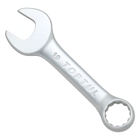 Комбінований ключ укорочений 8 мм (полірований) TOPTUL AAAF0808