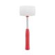 Гумова киянка, 680 г, 80 мм, бiла гума, металева ручка INTERTOOL HT-0235