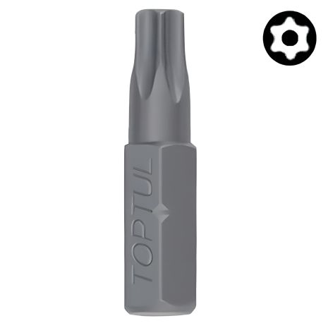 Torx T20 насадка 1/4" 25 мм с отверстием TOPTUL FSGA0820
