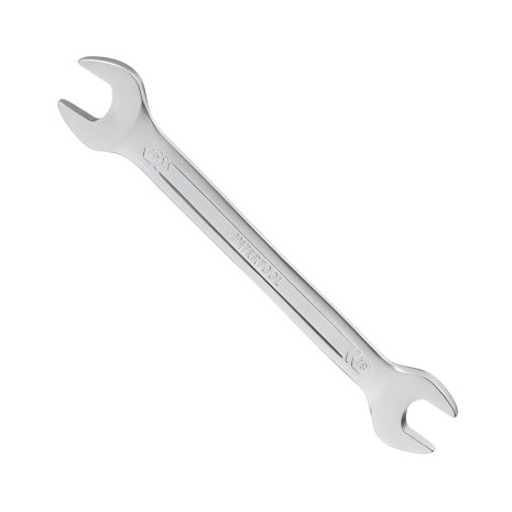 Рожковый ключ 18-19 мм, Cr-V, сатин-хром, DIN3110, STORM INTERTOOL XT-1118
