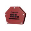 INTERTOOL MW-0003 магнитный держатель для сварки, трапеция, 30°-135°, 34 кг, 145×110×25 мм