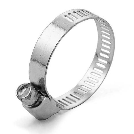 Хомут стальной оцинкованный, 8 мм, Ø - 18-32 мм INTERTOOL TC-0018