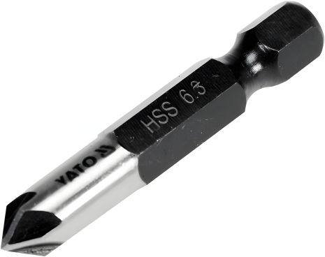 Зенкерне свердло по металу 6.3 мм, YaTo YT-44721