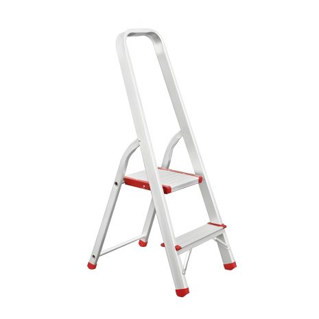 Алюминиевая стремянка, 2 ступени, высота 910 мм, платформа на 410 мм, нагрузка до 150 кг от INTERTOOL (LT-1002) Алюминиевая стремянка, 2 ступени, высота 910 мм, платформа на 410 мм, нагрузка до 150 кг от INTERTOOL (LT-1002)