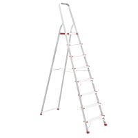 Алюмінієва драбина на 8 сходинок, 2248 мм висоти, INTERTOOL LT-1008