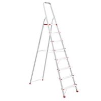 Алюмінієва драбина на 8 сходинок, 2248 мм висоти, INTERTOOL LT-1008